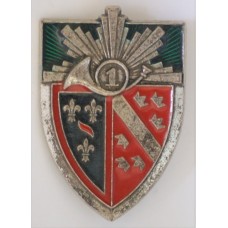 1st Chasseurs (Hunters) Regiment light infantry unit badge 
