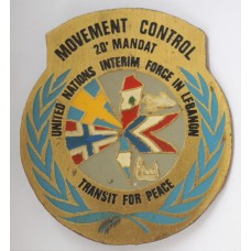 UNIFIL 20th Mandate Movement Control badge