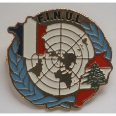 UNIFIL French Elements Headquarters unit badge, 1st version 