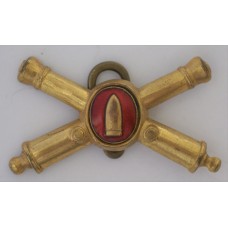 Coast Artillery Corps post 1905 officer's collar badge 