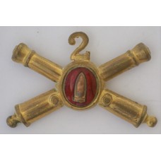 2nd Coast Artillery Regiment officer's collar badge