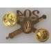 204th Coast Artillery Regiment officer's collar badge