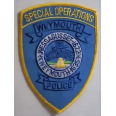 Weymouth Police Special Operations patch, Massachusetts 