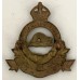 Royal Canadian Army Pay Corps King's Crown cap badge