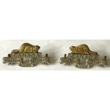 29th Vancouver Battalion collar badges