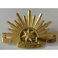 Australian Army general service rising sun cap badge