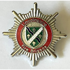 Lincolnshire Fire Brigade cap badge 
