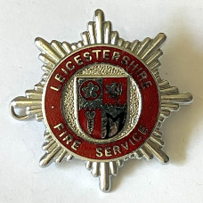 Leicestershire Fire Service cap badge 