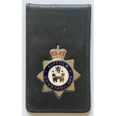Suffolk Constabulary warrant badge