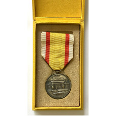 Manchurian National Shrine Foundation Medal in box of issue