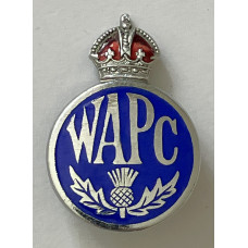 Scottish Women's Auxiliary Police Corps lapel badge Scottish Women's Auxiliary Police Corps lapel badge