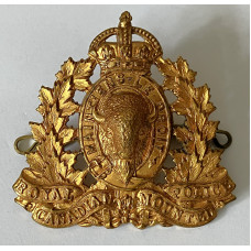 Royal Canadian Mounted Police King's Crown cap badge