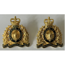 Royal Canadian Mounted Police collar badges 1974-78