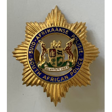 South African Police officer's cap badge for Major and above