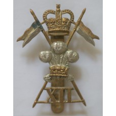 12th Lancers cap badge 