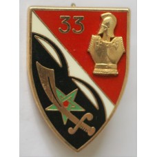 33rd Engineers Regiment unit badge 
