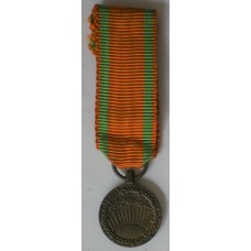 Medal of the National Association of the People Smugglers of Belgium 1940-44, miniature verison