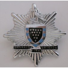 Cornwall Fire Brigade cap badge
