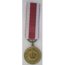 Hesse-Darmstadt.  Territorial Army Long Service Award II class, 1913-1918 issue, miniature version 