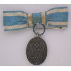 Bavarian Chamber of Industry and Commerce Silver Medal of Honour for 25 Years’ Loyal Service, 1933-1945 miniature version