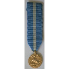 Medal for Military Aeronautical Long Service gold class, miniature version 