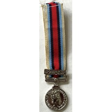 Operational Service Medal with Afghanistan bar , miniature version