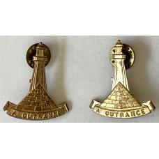 Donkin Regiment collar badges
