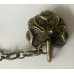 Dublin Metropolitan Police officer's cape clasps and chain