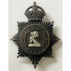 Luton Borough Police King's Crown helmet plate 