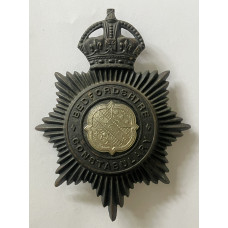 Bedfordshire Constabulary King's Crown helmet plate 
