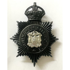 Birmingham City Police King's Crown helmet plate