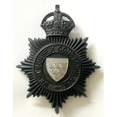 West Sussex Constabulary King's Crown helmet plate