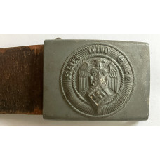 German Hitler Youth belt buckle and leather belt