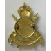 Swaziland Police King's Crown officer's gilded cap badge