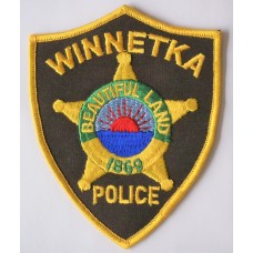 Winnetka Police patch, Illinois