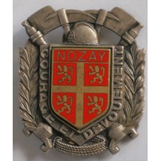 Nozay Fire Brigade unit badge 