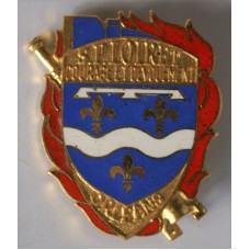 Orléans Fire Brigade unit badge 