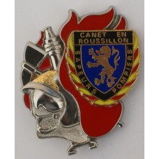 Canet en Roussillon Fire Brigade unit badge 