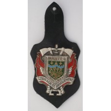 Mantes Urban District Fire Brigade unit badge 