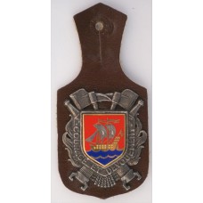 Morlaix Fire Brigade unit badge 