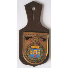 Saint Marcellin Fire Brigade unit badge 