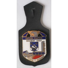 Beaumont-Hague Fire Brigade unit badge 