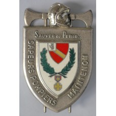 Maintenon Fire Brigade unit badge 