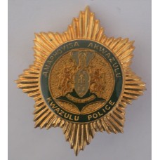 Kwazulu Police constable's cap badge 