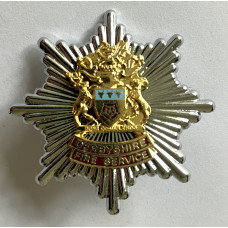 Derbyshire Fire Service cap badge 