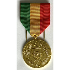 Republic of Zaire Medal for Agricultural Merit, gold class 