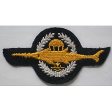 Bundesmarine Parachutist Frogman wings, Silver grade 