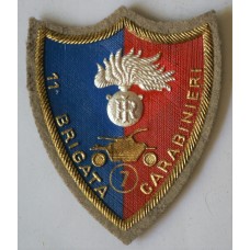 11th Carabinieri Brigade 7th Company sleeve patch
