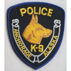 Anchorage Police K-9 unit patch, Alaska  