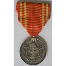 Manchurian Red Cross Member's Medal in silver